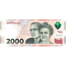 (348) ** PNew (PN368) Argentina - 2000 Pesos Year ND (2023)